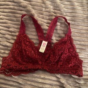 lace racerback bralette